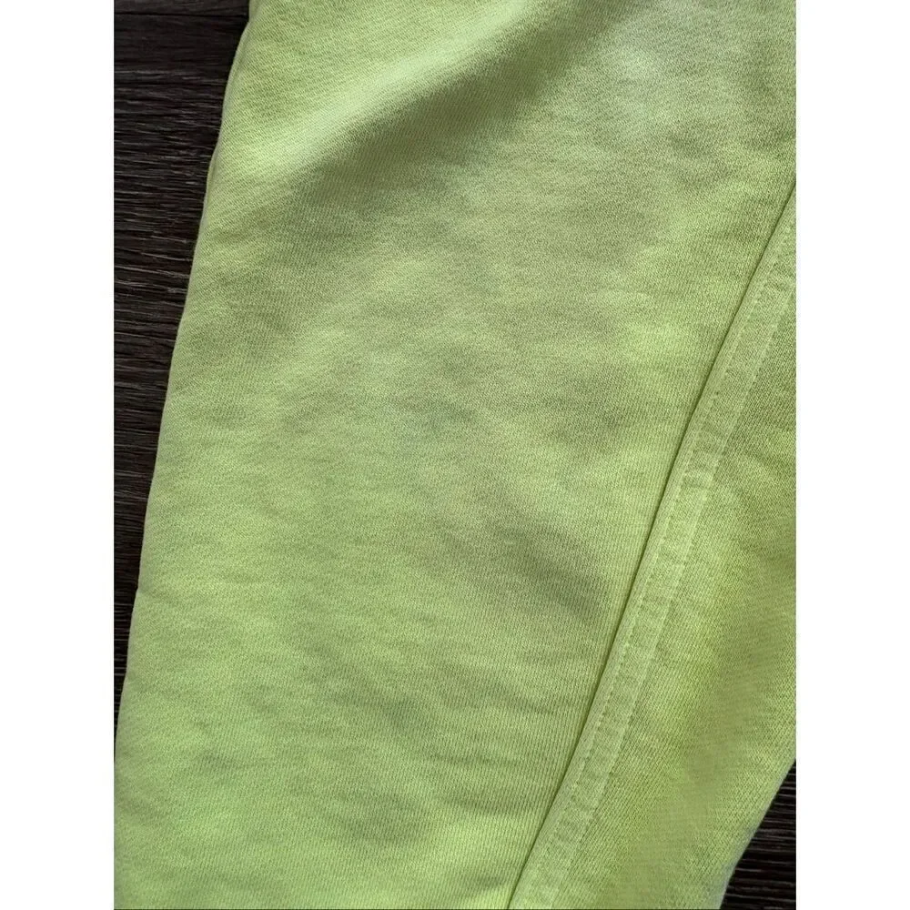 Lululemon Scuba High-Rise French Terry Jogger Neon Highlight Yellow Womens 4
